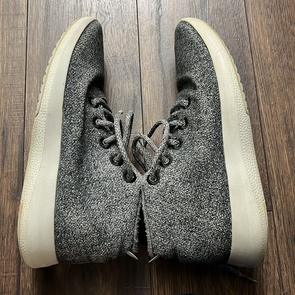 Allbirds Men’s Runner Up Mizzle Wool High Top Gray Sneakers Size 11 - Picture 4 of 7